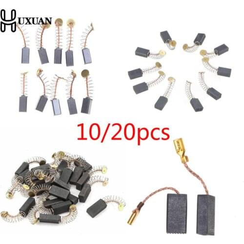 10pcs Or 20pcs Carbon Brushes Spare Parts Mini Drill Electric Grinder Replacement For Electric Motors Rotary Tool
