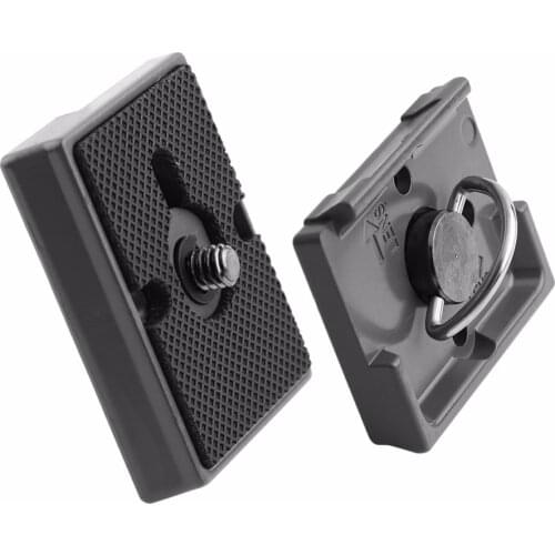 Quick release plate 1/4 Screw Hole Quick Release Plate manfrotto Camera Fit Plate Compatible for Manfrotto 200PL-14