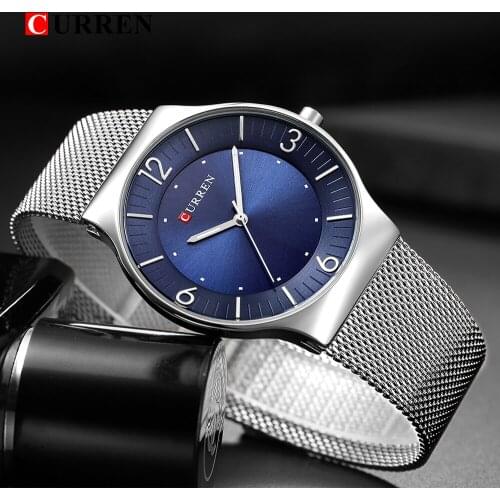 CURRENB rand Luxury Men Waterproof Stainless Steel Business Quartz Watches Mens Sport Casual Wrist Watch Male Clock reloj