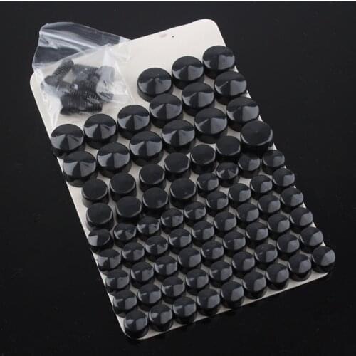 Motorcycle Black Bolt Screw Topper Cap Cover For Harley Touring FLT FLH 2007-2015 Models