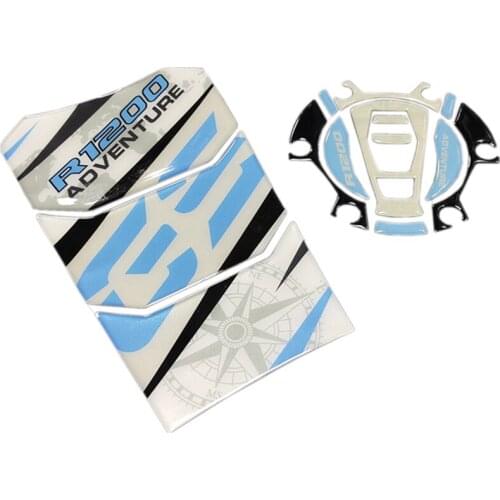 For BMW R1200GS 2014 2015 2016 2017 2018 High Quality Gel Fuel Oil Tank Pad Fish Bone Gas Cap Pad Protector Decal Sticker