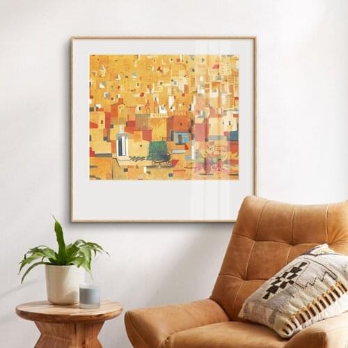 Elegant Claude Monet Beach Sky City Landscape Modern Canvas Oil Painting Style Art Print Poster Picture Painting Home Wall Decor