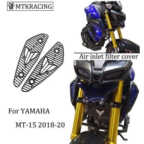 MTKRACING for yamaha MT-15 mt15 mt 15 2018 2019 2020 Aluminum cover air intake filter