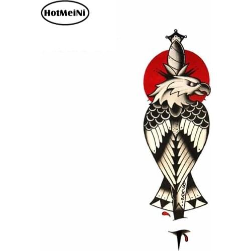 HotMeiNi 13cm x 4.6cm For American Eagle Graffiti Car Stickers Laptop Decals 3D Funny Vinyl Car Sticker Suitable For VAN RV