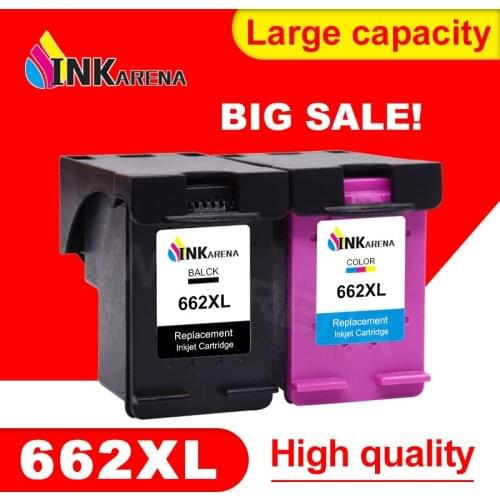 INKARENA Remanufactured Cartridge Replacement for HP662 662 XL Ink Cartridge Deskjet 1015 1515 2515 2545 2645 3545 Printer