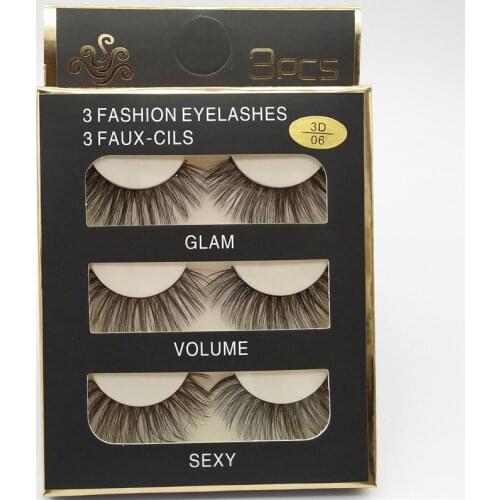 Faux Eyelashes Natural Look Wispy Extension Long Lashes False Eyelashes For Women Girls MA
