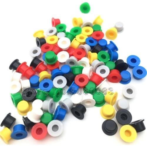 100pcs/lot Key cap A101 outer diameter 5.5 high 4.5 with 6*6 round hole button 6X6 touch switch inner diameter of cap 3.1/3.4mm