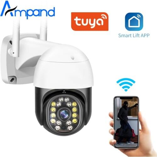 1080P Dome IP Camera Tuya Smartlife App Outdoor Waterproof 2MP Wireless WiFi Security Home Camera HD Video Surveillance CCTV Cam