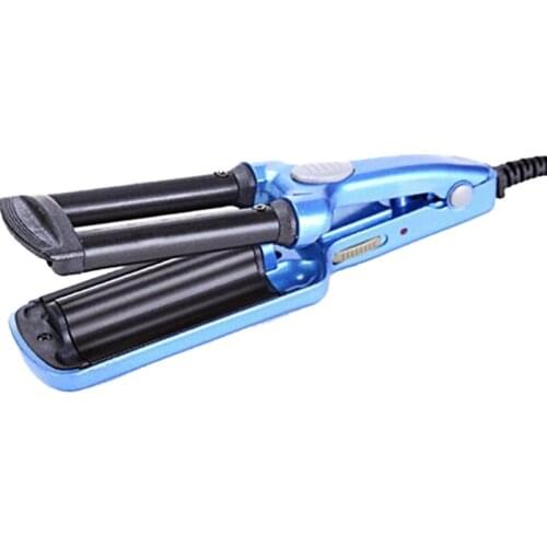 Mini Ceramic Hair Curlers Iron Wave Wand 3 Barrels Iron Iron Flat Ceramic Hair Tools Professional Crimping Pliers Hair Curler