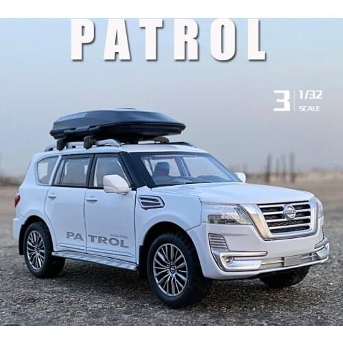 1:32 Nisssan PATROL Car Model Alloy Car Die Cast Toy Car Model Pull Back Childrens Toy Collectibles Birthday gift Free Shipping