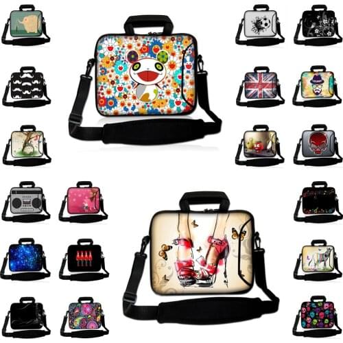 For Macbook Air Pro13 14 15.6 inch iPad ASUS Thinkpak Dell Lenovo Neoprene 10" 12" 13" 14" 15" 17" Laptop Messenger Shoulder Bag