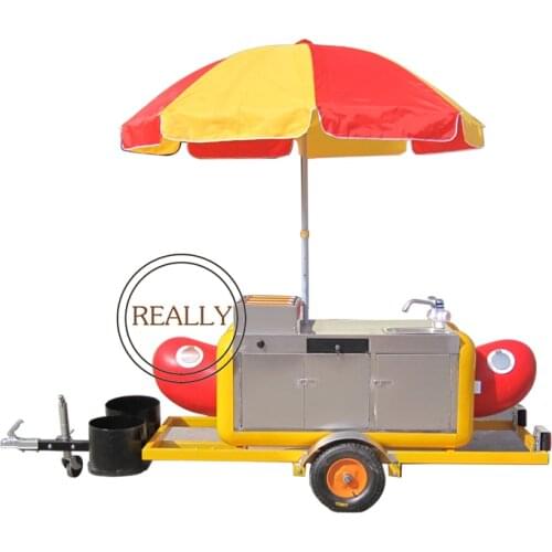 New design special design mobile food kiosk food trailer for sale