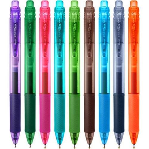 Pentel BLN105 ENERGEL 0.5 mm Gel Pen Colorful Ink Gel-X Pens Japan