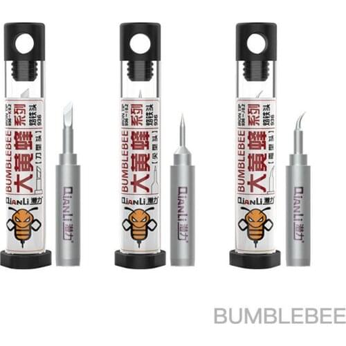 Qianli Lead Free 936 Soldering Iron Tips Universal Durable K J I Welding Tips for Electric PCB Soldering Rework Replacement