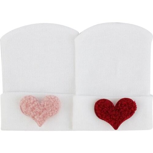 Toddler New Beanies Love Print Infant Causal Elastic Hat Fashion Warm Windproof Outdoor Soft Solid Color Newborn Skullies Caps