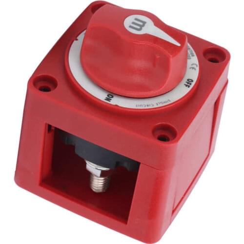 Steering Wheel Hubs araba aksesuar Yacht Battery Switch Single Circuit 6006 M‑Series Hard‑Wearing for Marine Boat DC