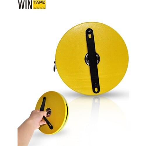 WINTAPE 50m Measuring Tape Hand Disc Ruler Carpenter Metric RetractableTape Measure For Woodworking Measurement Tape Tools