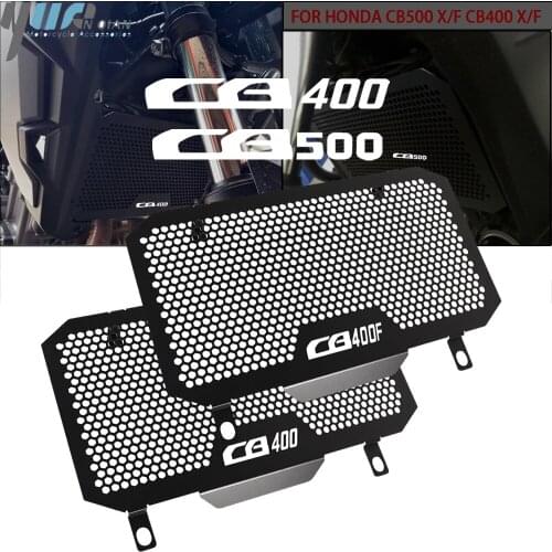 Aluminum Black Motorcycle Radiator Grille Guard Protection Radiator Cover For Honda CB400F CB400X CB500F CB500X CB400 CB500 X/F