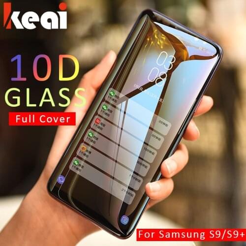 10D Full Cover Tempered Glass For Samsung Galaxy A7 2108 Note 9 8 Screen Protector For Galaxy S8 S9 A6 A8 Plus 2018 S7 Edge Film