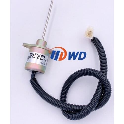 17490-60010 SA-4310-12 12V fuel stop solenoid for Kubota D1703 D1005 D1105 D905 V1205 V1305 V1505 V1505T