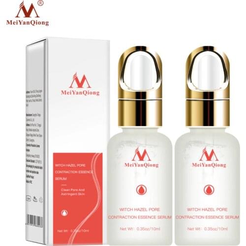 2pcs Hamamelis Pore Shrinking Essence Effectively Clean Pore Exfoliator Whitens Skin Replenishes Skin Moisture Shrink Pore