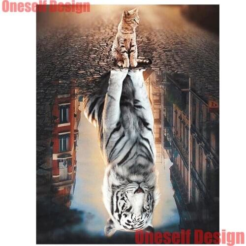 2020new 5d diamond painting full tiger home 5d diamond embroidery full set animal 5d diamond mosaic decoration home wall sticker