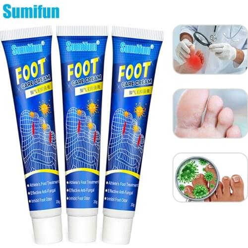 3pcs Foot Anti Fungal Infections Cream Treatment Athletes Foot Pain Relief Beriberi Itch Erosion Peeling Blisters Ointment P1176