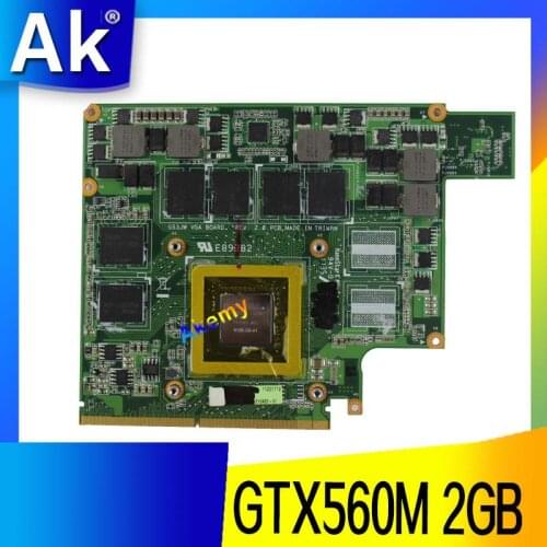 AK G73SW VGA board GTX 560M GTX560M N12E-GS-A1 2GB DDR5 MXMIII VGA Video Card for ASUS G73SW G73JW G53SW G53SX G53JW laptop