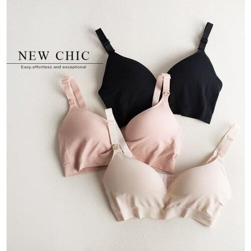 3001# Wireless Gather Cotton Maternity Nursing Bras Breast Feeding Underwear Clothes for Pregnant Women Lacation Mother Wear