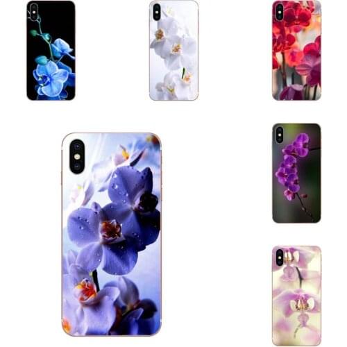 Orchid For Samsung Galaxy S3 S4 S5 Mini S6 S7 S8 Edge Plus S9 S10 S20 Plus Soft TPU Phone Cases Cover