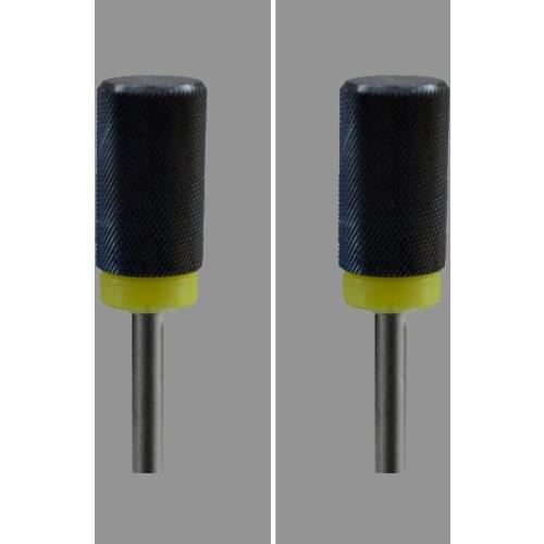 Black Ceramic Nail Drill Bit-2Pcs/Lot - Lager Barrel Bit - (1084.066)