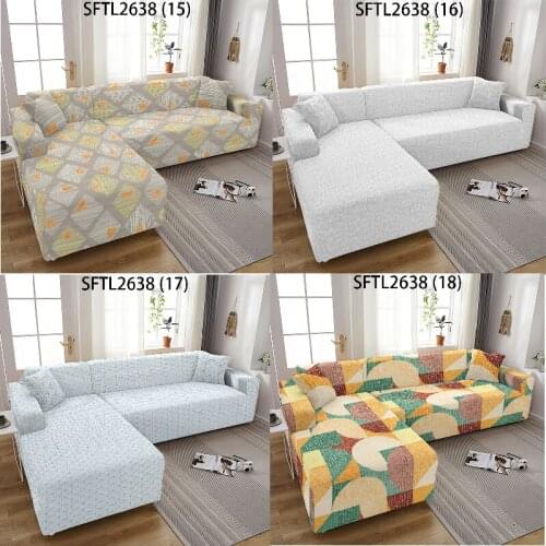 Color geometric stripes scratching post Plaid on the sofa fondas sofas with long chair 3 seater sofa cover sofa cover l shape