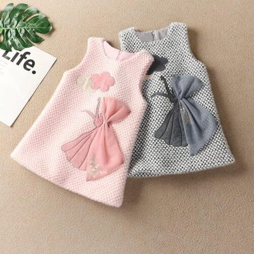 2 3 4 5 6 Y Toddler Girls Dress Autumn High Quality Sleeveless Princess Dress for Girls Kids Clothing Korean Dresses New Arrival