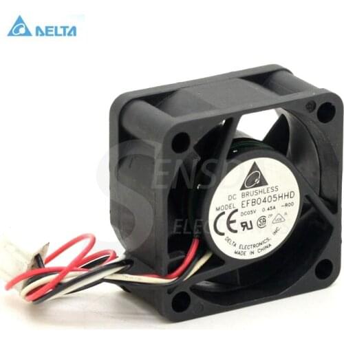 For delta EFB0405HHD 4020 40mm 4cm DC 5V 0.45A alarm signal dual ball bearing fans switch