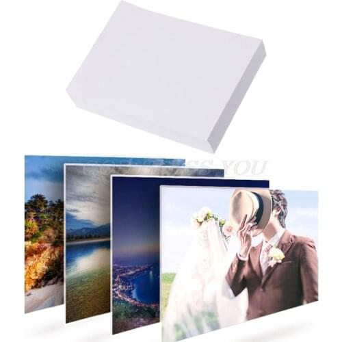 100 Sheet Glossy 5" 3R Photo Paper For Inkjet Printers Photographic Graphics Output Drop Shipping