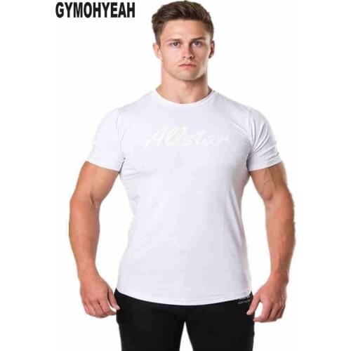 GYMOHYEAH Men's Sports T-Shirts