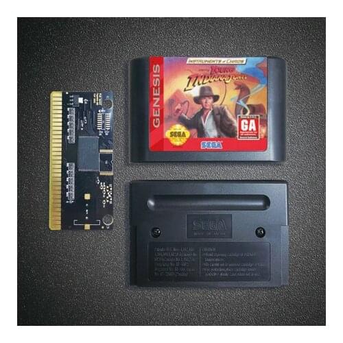 Instruments of Chaos Starring Young Indiana Jones - 16 Bit MD Game Card for Sega Megadrive Genesis Video Game Console Cartridge