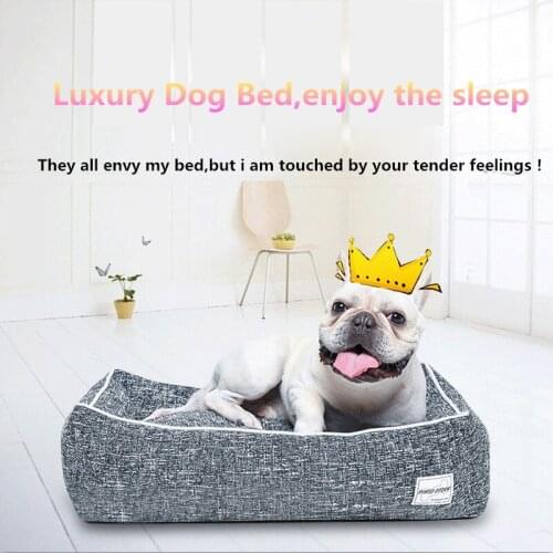 Dog Beds For Small Medium Dogs Warm Pet House Mat Soft Sofa Kennel Pet Products Washable Cat Beds Puppy Cushion Perros Sofa