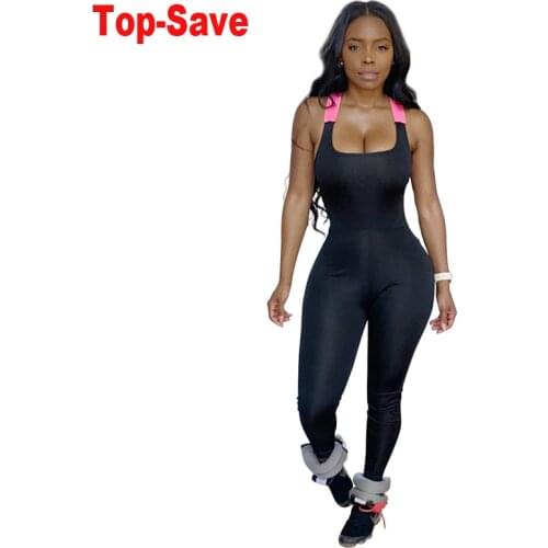 Fashion Casual Jumpsuits For Women 2020 Sexy Women Jumpsuit Sports Workout Active Wear Rompers Womens Jumpsuit Long Pants Solid
