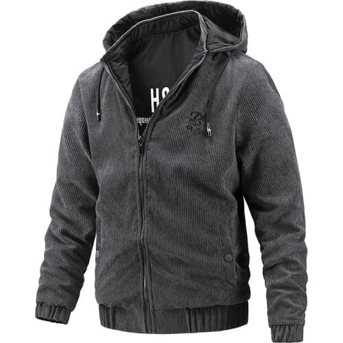 2021 New Autumn Winter Jacket Men Casual Detachable Hooded Military Jacket Double Sides Wear Men Clothing Windbreaker Coat Men