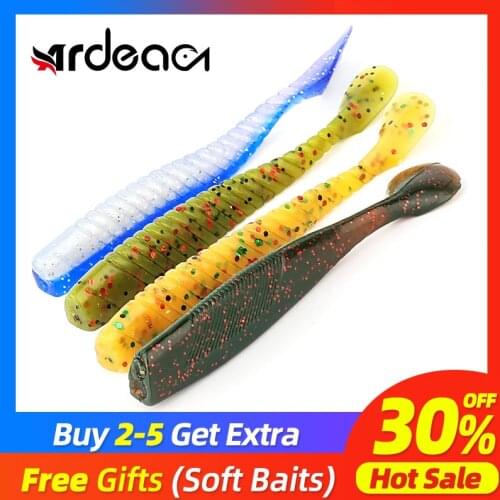 Ardea soft lure 90mm 3.5g T-tail Salt Silicone Wobblers Jighead Artificial fishing bait Artificial Fishing Tackle