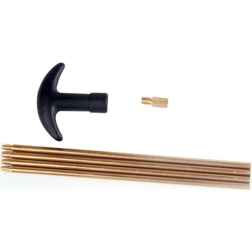 Tactical Gun Cleaning Rods Set Soild Brass Rod Thread 8-32 for Hunting Airsoft Accessories 6pcs/lot 37-0056