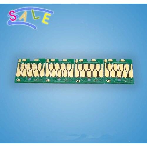 One time compatible chip for Epson Surecolor F6070 F7070 cartridge one time chip K C M Y