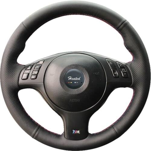 10 $ off after payment Braid on the Steering Wheel Cover for BMW E46 E39 330i 540i 525i 530i 330Ci M3 2001-2003 Steering case