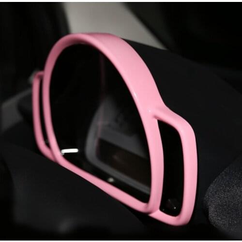 Plastic Car Meter Hood Cover Styling Mouldings Trim Sticker for Smart fortwo 2009 2010 2011 2012 2013 2014 Accessories