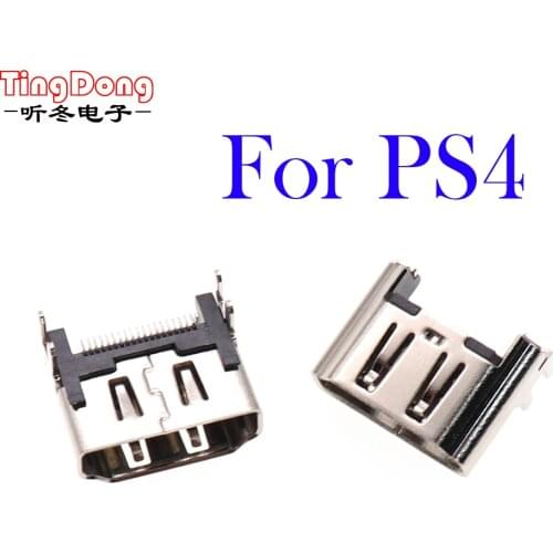 Replacement for Ps4 HDMI-compatible Port Display Socket Jack Port For PlayStation Console Connector Slim PS4 Connector