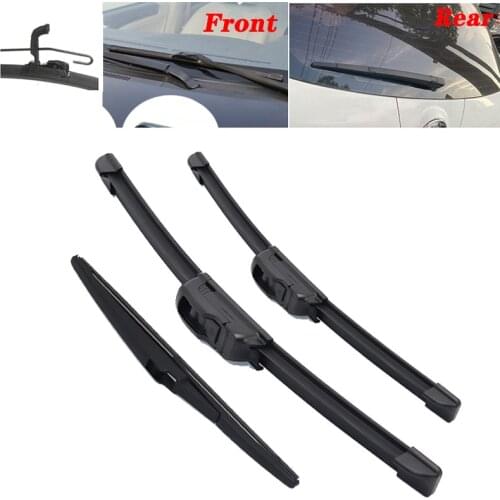 Car Front & Rear windshield wipers wiper For Lexus LX570 2008 2009 2010 2011 2012 Windscreen Front Window wipers blades