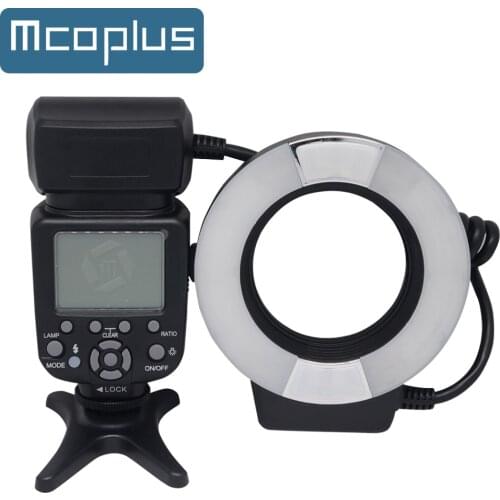 Mcoplus TTL LED Macro Speedlite Ring Flash Light for Canon NIKON 5D Mark II 5D Mark III 6D 7D 60D 70D 700D 650D D5300 D3200 D750