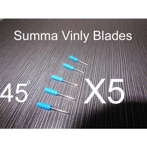 Vilaxh 5 pcs 45 Degree For Summa D Cutting Blade Vinyl Cutter Plotter Blades Knife