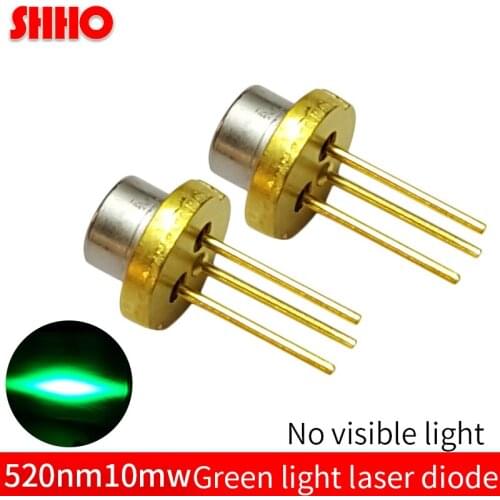 High quality TO18/diameter 5.6mm 520nm 10mw green laser diode laser semiconductor virtual keyboard launcher lawn lamp parts